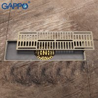 G83001-4 Душевой трап Gappo бронза 100*300