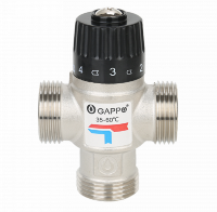 Вентиль термостатический для ГВС 3/4" GAPPO 35-60°С (G1442.05)