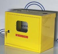 Шкаф газовый желтый с замком (ШГСДЗС 2.0) - 250