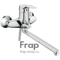F2263 Смеситель Frap (ванна-душ, излив длинный) 40мм(1/10)
