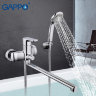 G2211 Смеситель Gappo для ванны, поворотный длинный излив