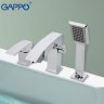 G1107 Смеситель Gappo для ванны врезной на 3 отверстия