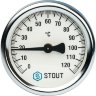 Термометр накладной 63/0-120°С (SIM-0004-630015 STOUT)