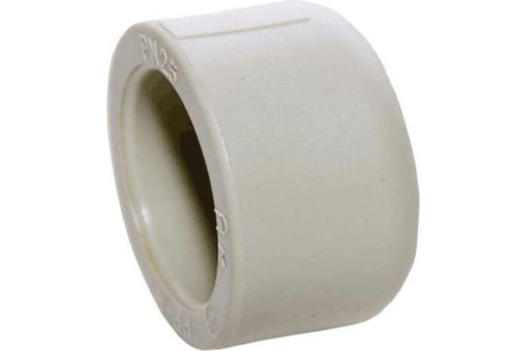 Заглушка ПП (Valfex) серая d25 (100/500)