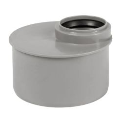 Переход эксцентрический для внутренней канализации короткий d110х50 Valfex