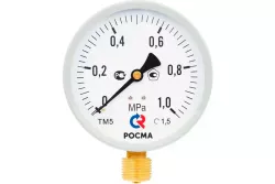 Манометр радиальный ТМ-510Р.00, 100/10, подключение нижнее 1/2" (Росма)