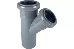 Тройник для внутренней канализации d50х40х45° Valfex