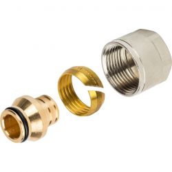 SFC-0020-002020 STOUT Фитинг коппрессионный евроконус для красной трубы PEX 20x2.0x3/4
