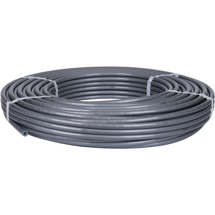 SPX-0001-001622 PEX-а труба из сшитого полиэтилена, серая STOUT 16х2,2 (бухта 100 метров)