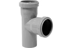 Тройник для внутренней канализации d50х50х90° Valfex