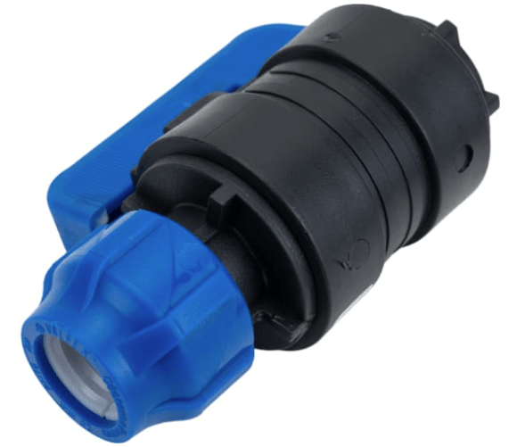 Кран шаровый ПНД d20х1/2В Valfex