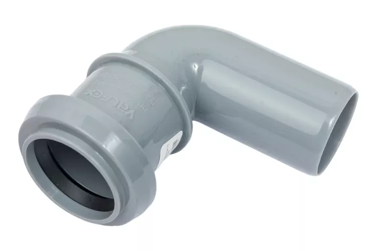 Отвод для внутренней канализации d32х90° Valfex