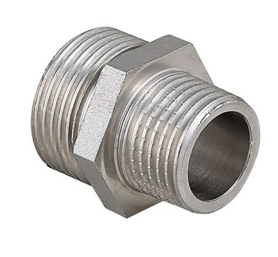 Ниппель переходной латунный никелированный ValTec Ду50х20 