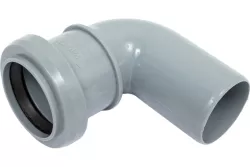 Отвод для внутренней канализации d40х90° Valfex