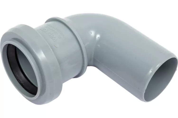 Отвод для внутренней канализации d40х90° Valfex