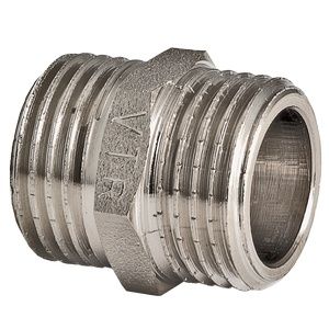 Ниппель латунный никелированный Ду25 ValTec