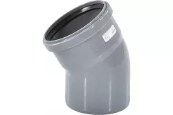 Отвод для внутренней канализации d110х30° Valfex