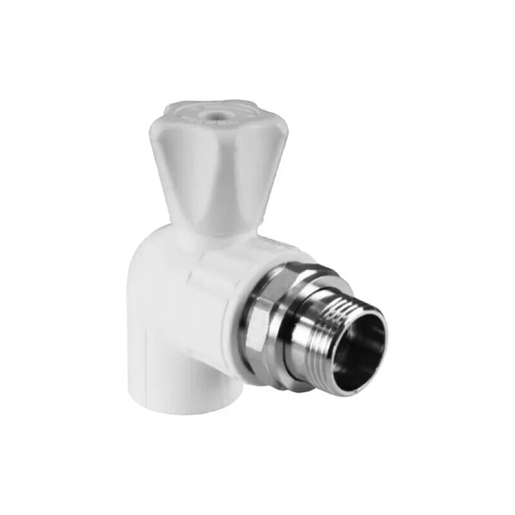 Кран для радиатора PPR d25х1/2н угловой Valfex