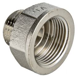 Переходник латунный никелированный ValTec Ду15Вх1/4"Н 