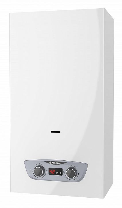 Газовая колонка ARISTON Fast R DISPLAY 10L NG (10л/мин) белый