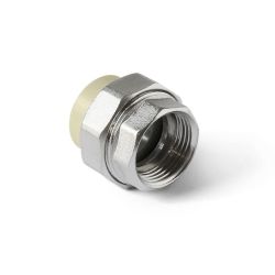 Муфта разъемная американка PP-R  (Pro Aqua) d32х1-1/4В серая