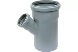 Тройник для внутренней канализации d110х50х45° Valfex