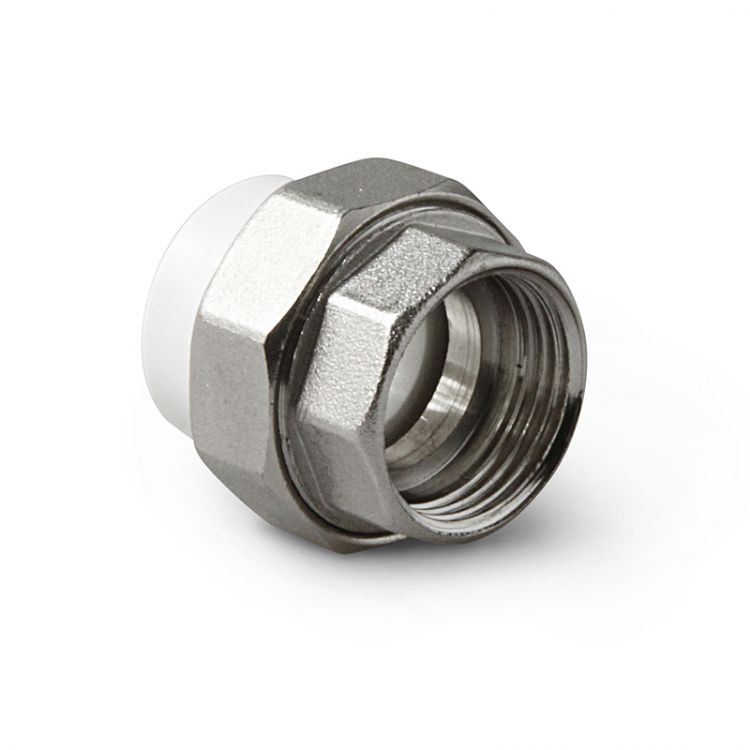 Муфта PPR разъемная американка d50х1-1/2В ProAquа