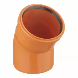 Отвод для наружной канализации d110х30° Valfex