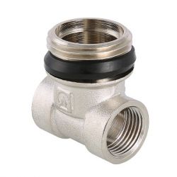 Тройник коллекторный никелированный ValTec Ду20х15х15 (530n)