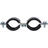 Кронштейн двойной стальной с резиновым уплотнением STOUT 3/4"(25-29)