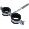 Кронштейн двойной стальной с резиновым уплотнением STOUT 3/4"(25-29)
