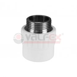 Муфта ПП (Valfex) серая 20х1/2Н