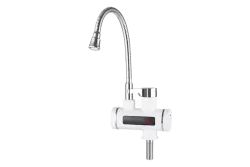 Кран-водонагреватель электрический Unipump BEF-001-02 3кВт (пластик, с дисплеем и гибким изливом)