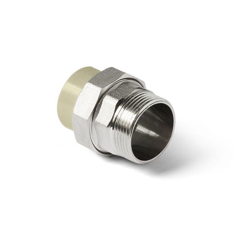 Муфта разъёмная американка (Pro Aquа) 20х1/2Н серая
