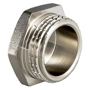 Пробка лат. никелированная ValTec Ду32Н 