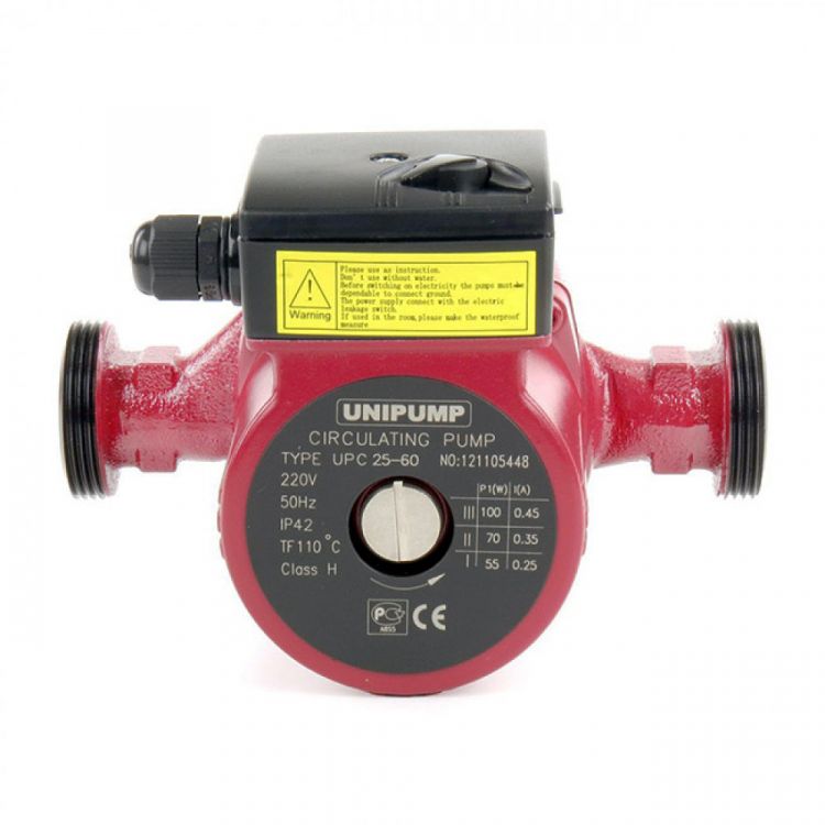 Насос циркуляционный UNIPUMP UPC 25-60 180 с присоединителями