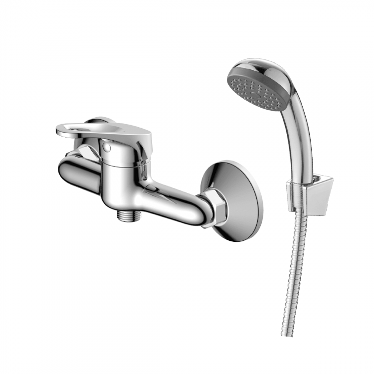 DR21055 Смеситель DECOROOM одноручный для душа, хром
