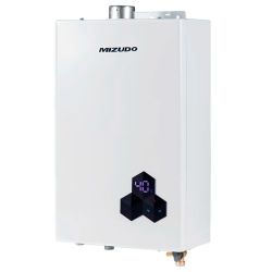 Газовая колонка MIZUDO PERL ULTRA ВПГ 4-10Т ПолуТУРБО 20кВт (10л/мин) (выписывать дымоход)