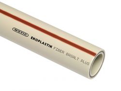 Труба PPR Fiber Basalt Plus d20 серая Ekoplastik