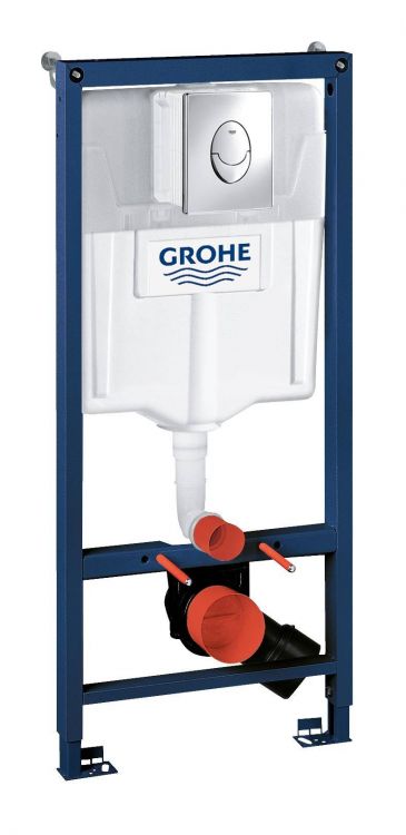 Монтажная система для унитаза GROHE с кнопкой овал (38721001)