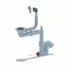 (F5345S) Сифон "АниГрот" на мойку (3 1/2"40) смещенный  с отводом для стиральной машины