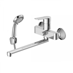 DR22043 Смеситель DECOROOM одноручный для ванны универсальный, хром