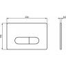 R0115JG Клавиша Ideal Standard OLEAS M1, матовый хром