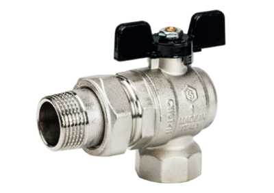 Кран шаровый с американкой угловой STOUT Ду15 (SVB-0008-000015)