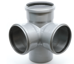 Крест FLEXTRON  Ду110х110х110х90° 2-х плоскостной 