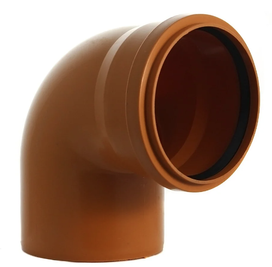 Отвод канализационный наружный D110х90 (FLEXTRON) 