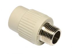 Муфта ПП (Ekoplastik) 20х1/2Н серая
