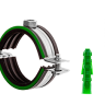 Кронштейн стальной с резиновым уплотнением 2 1/2" М8*80 (75-80)