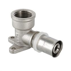 Угольник с креплением пресс d16х1/2В ValTec (VTm 254)
