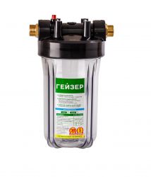 Корпус Гейзер 10BB 1" прозрачный